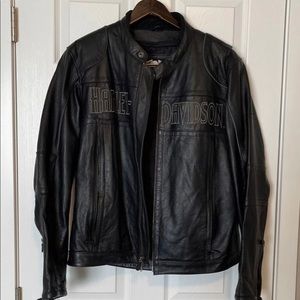 Harley-Davidson Men’s Black Leather Jacket size large